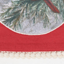 Winter Cardinal Kitchen Towel