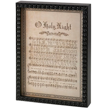 O Holy Night Inset Box Sign