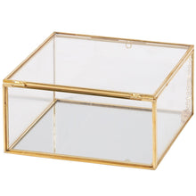 Glass Square Hinged Box Set