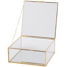 Glass Square Hinged Box Set