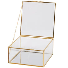 Glass Square Hinged Box Set