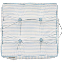 Sky Blue Stripe Floor Pillow