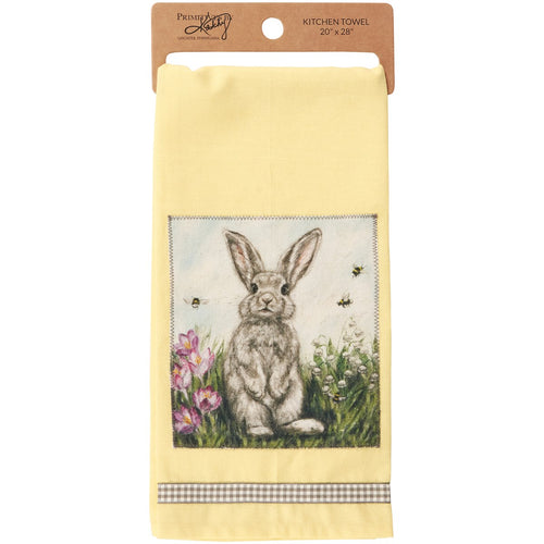 Garden Bunny Kitchen Towel