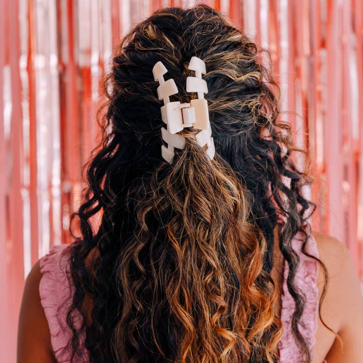 Classic Hair Clip | Almond Beige