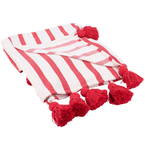 Red Stripe Throw