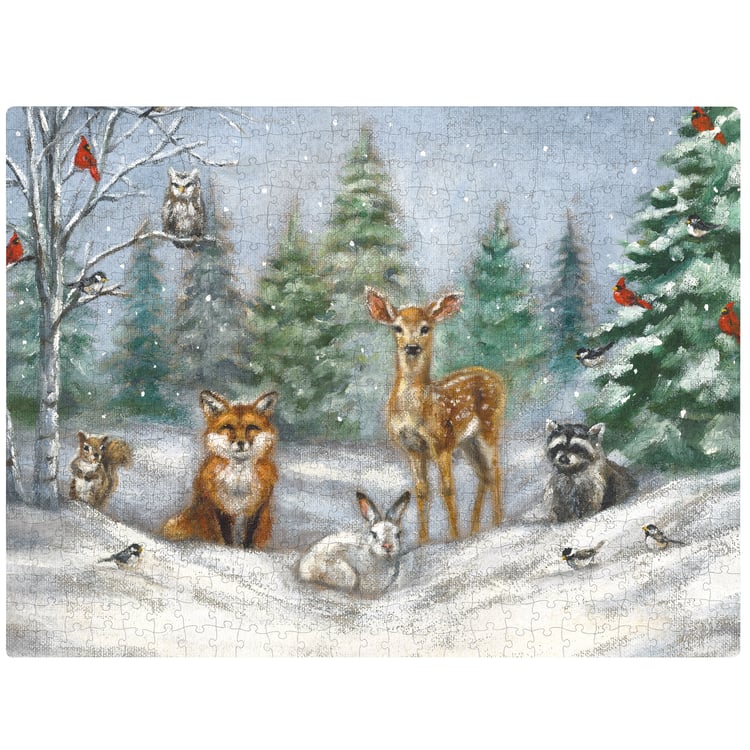 Winter Family Puzzle