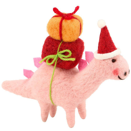 Santa Stegosaurus Critter