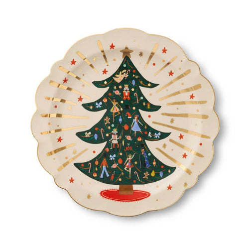 Rifle Paper Co. | Nutcracker Round Porcelain Serving Platter