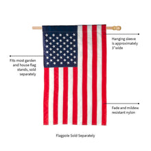 American Flag, Applique Estate Size