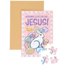 No Bunny Loves Me Like Jesus Puzzle Card