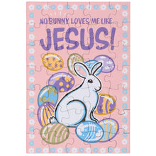 No Bunny Loves Me Like Jesus Puzzle Card