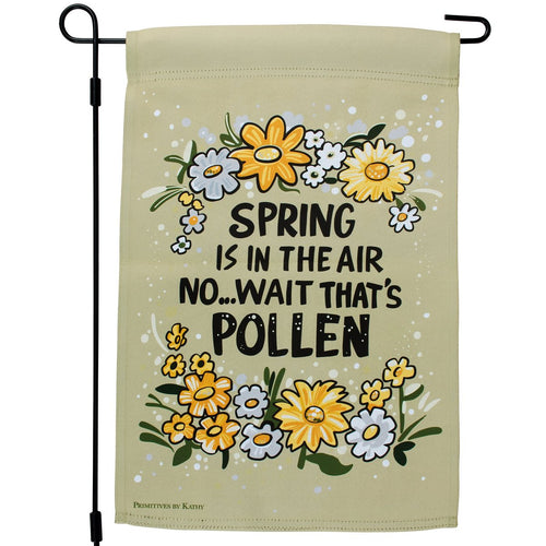 Spring No Wait Pollen Garden Flag