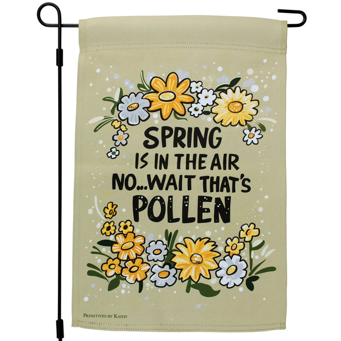 Spring No Wait Pollen Garden Flag