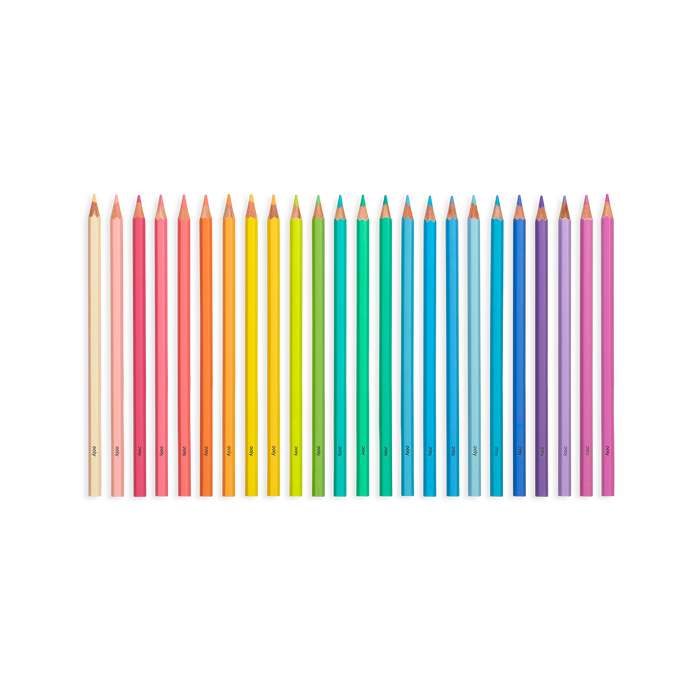Pastel Hues Colored Pencils - Set of 24