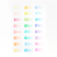 Pastel Hues Colored Pencils - Set of 24