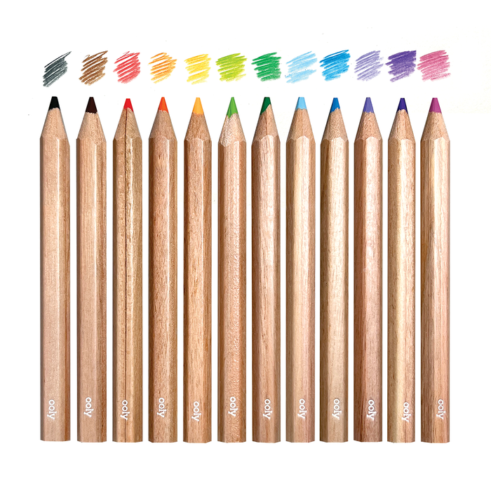 Draw 'n Doodle Mini Colored Pencils and Sharpener - Navy