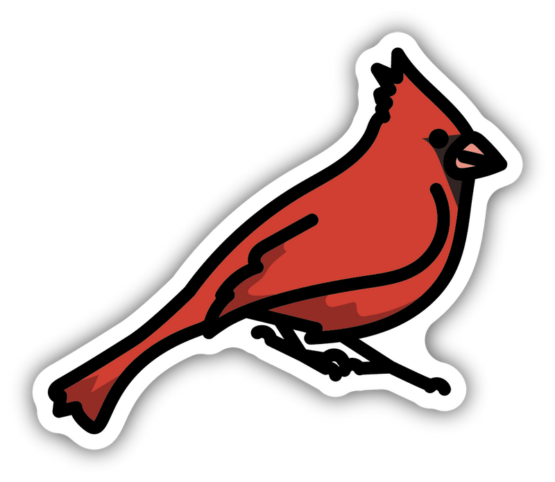 Cardinal Sticker