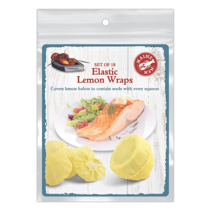 Maine Man Elastic Lemon Lime Citrus Covers, Cotton, Set of 18