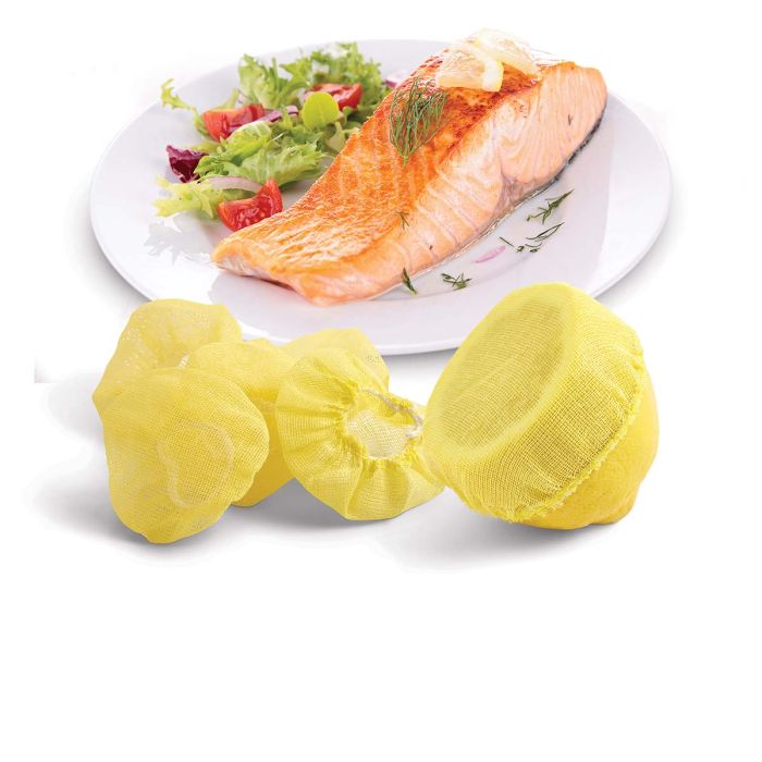 Maine Man Elastic Lemon Lime Citrus Covers, Cotton, Set of 18