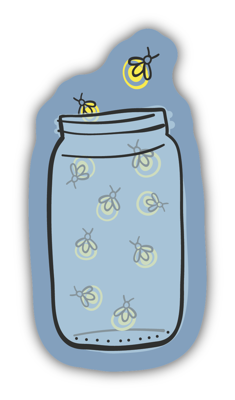Firefly Jar Sticker