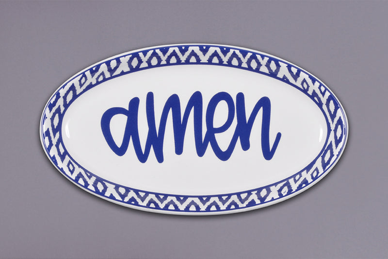 Amen Oval Platter