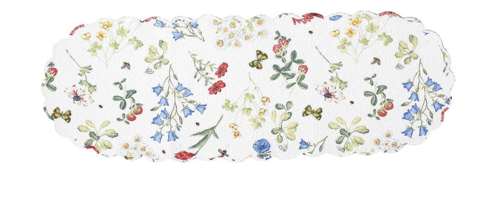 Wildflower Scalloped Table Runner - 36