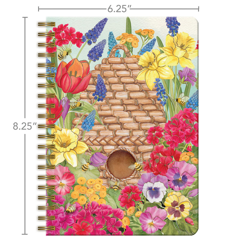 Lang Beehive & Blooms Spiral Journal