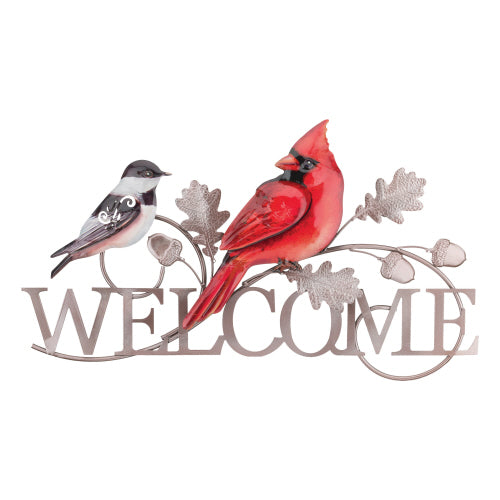 Welcome Wall Decor - Cardinal