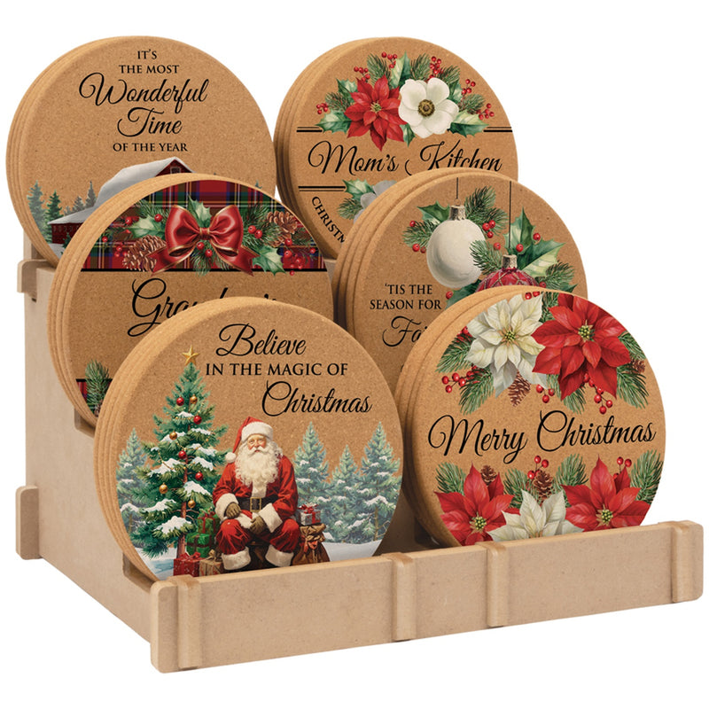 Classic Christmas Cork Trivet