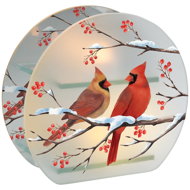 Cardinals Tealight Candle Holder