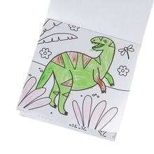 Carry Along! Coloring Book and Crayon Set - Dinoland - Set of 9 Crayons