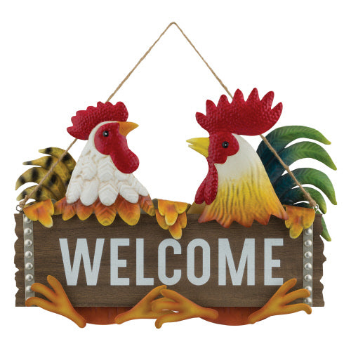 Welcome Sign - Rooster