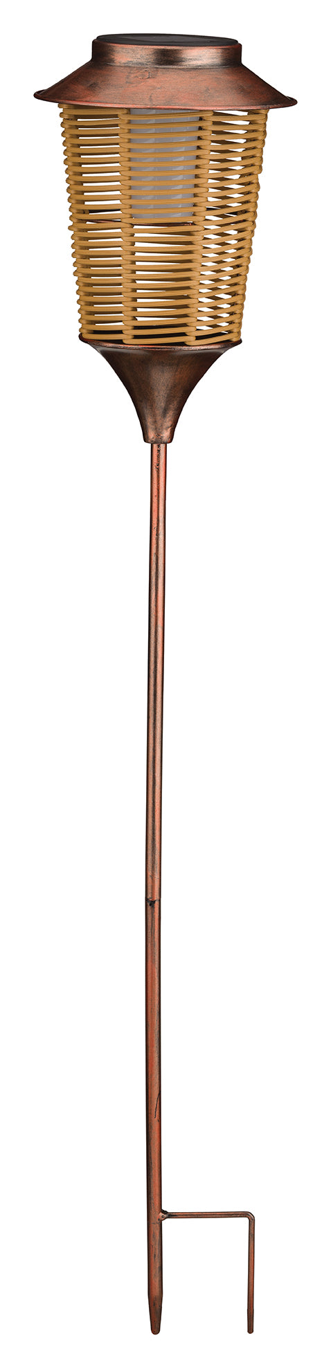 Wicker Solar Stake - Lantern