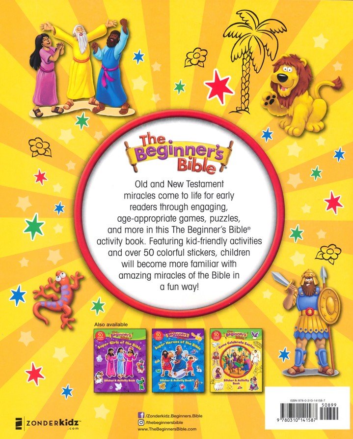 Bible Miracles Sticker Activity