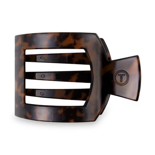 Square Flat Hair Clip | Tortoise