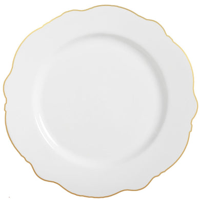 Appetizer Plate Gold Rim