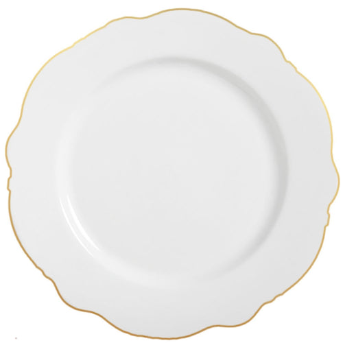 Appetizer Plate Gold Rim