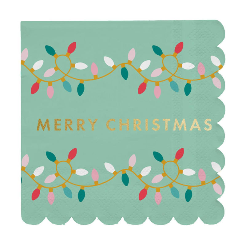 Cocktail Napkins Merry Christmas