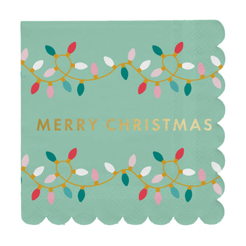 Cocktail Napkins Merry Christmas