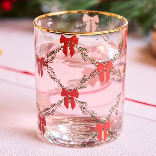 Glass Cocktail Holiday Trellis