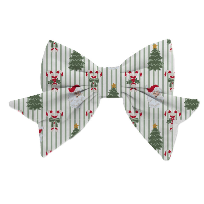 Magnetic Bow Peppermint Pine