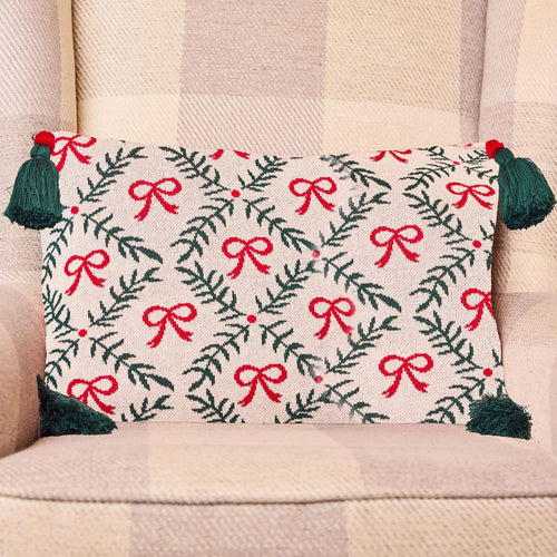Lumbar Pillow Holiday Trellis
