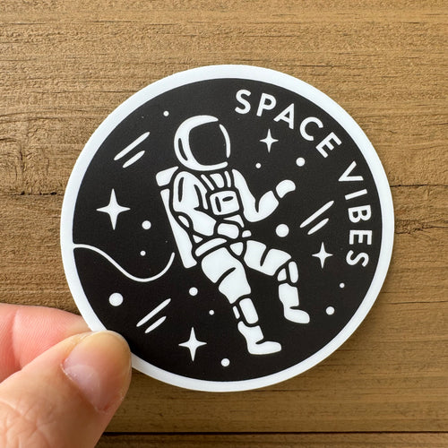 Space Vibes Floating Astronaut Sticker