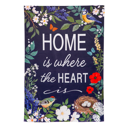 Greenhouse Retreat Suede Garden Flag