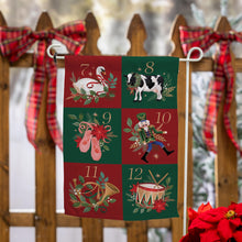 12 Days of Christmas Suede Garden Flag