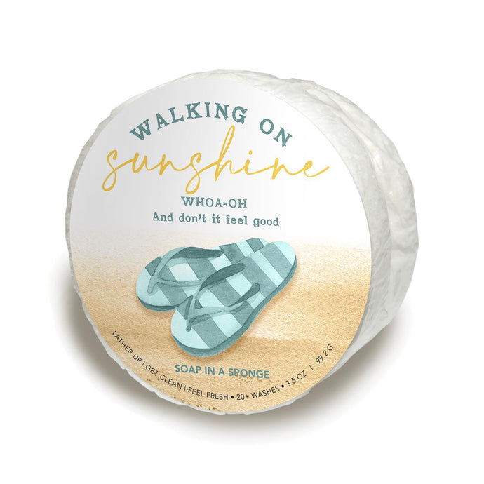 Walking on Sunshine Soap in a Sponge 20+ Washes