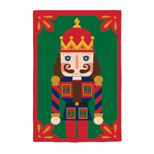 Nutcracker Applique House Flag