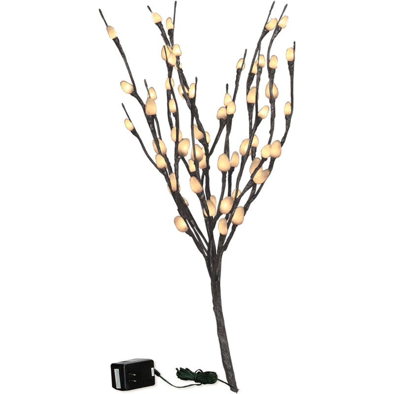 60 Light Small Pussy Willow Twig