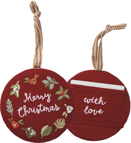 Merry Christmas With Love Ornament