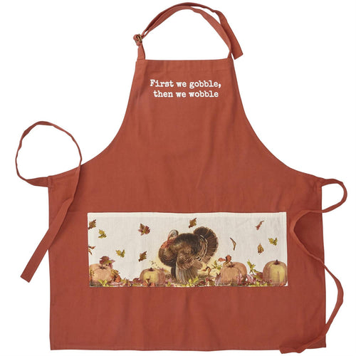 Gobble Then We Wobble Apron